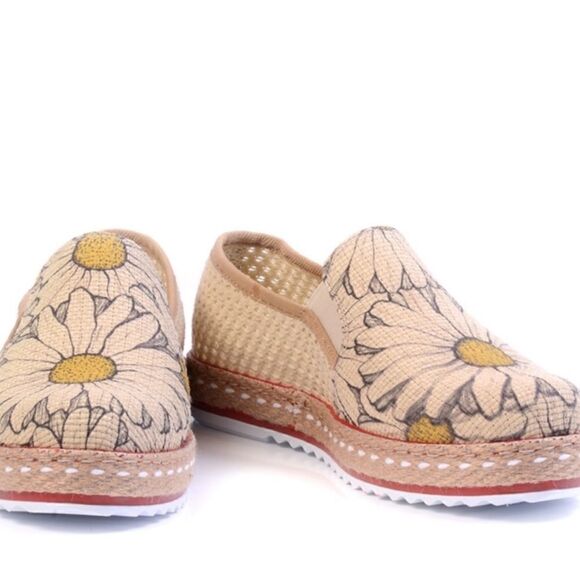 GOBY sunflower espadrilles size 39 / 8.5 - Picture 1 of 6